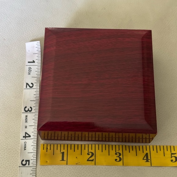 New Wooden Jewelry Box with LED Light Elegant Design Durable Soft Inside Wedding - Picture 8 of 14